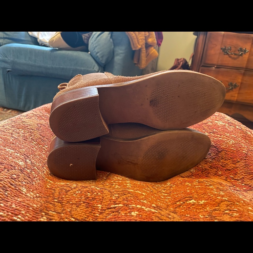 Steve Madden Dover Cognac Suede Bootie, Size 7 - image 6